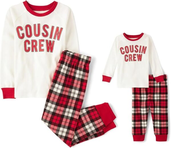 The Children's Place Baby and Kids', Sibling Matching, Christmas Pajama Sets, Fleece