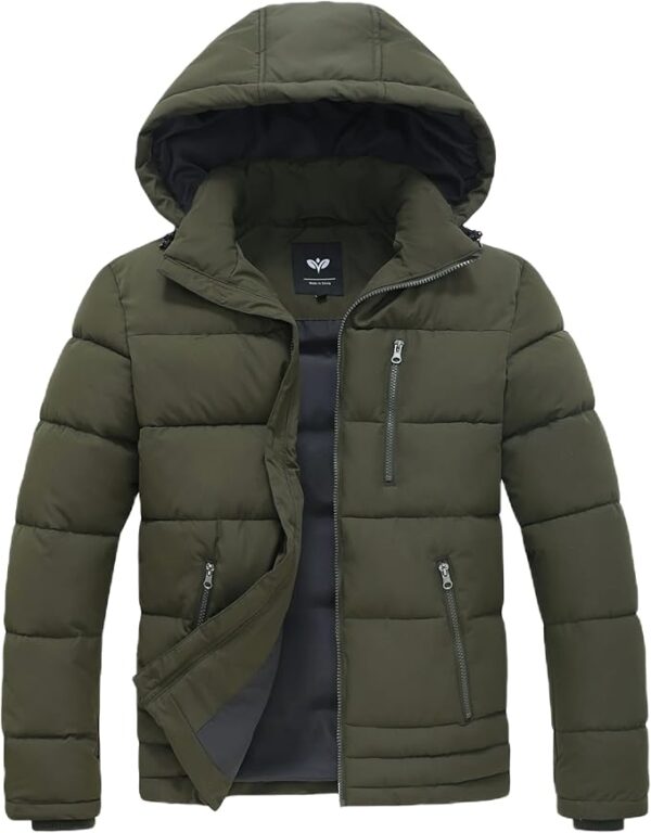 Men's Hooded Winter Coat Warm