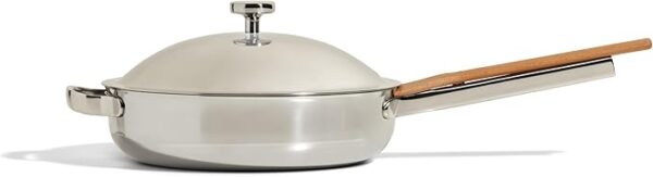Tri-Ply Design with Titanium & Stainless Steel | Heat Safe up to 1000°F
