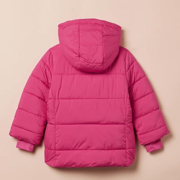 Girls and Toddlers' Heavyweight Hooded Puffer Jacket - Image 2