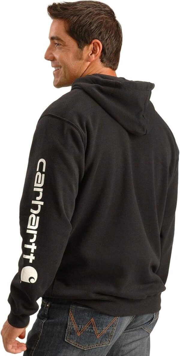 Carhartt Men's Loose Fit Midweight Logo Sleeve Graphic Sweatshirt - Image 2
