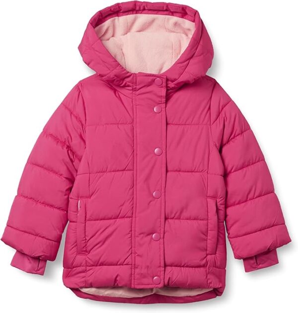 Girls and Toddlers' Heavyweight Hooded Puffer Jacket