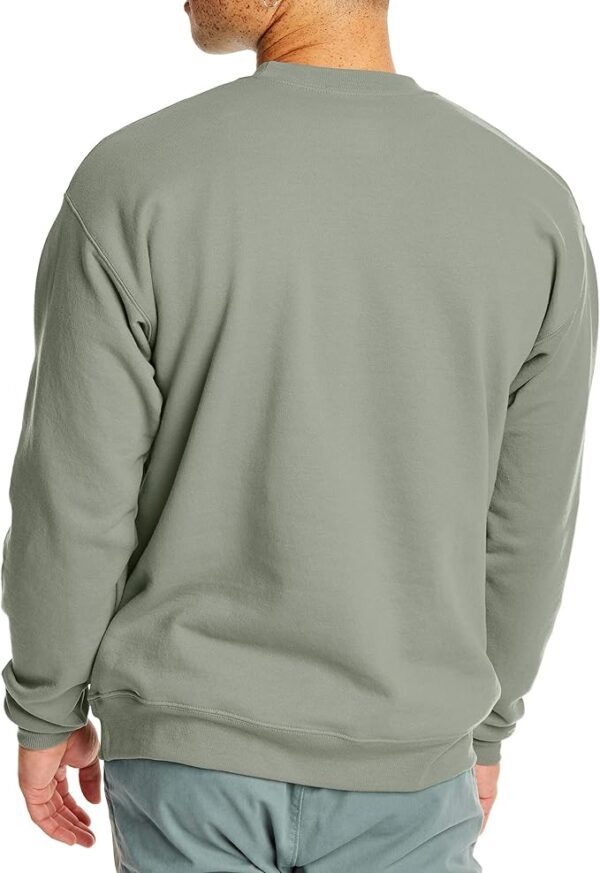 Hanes EcoSmart Fleece, Cotton-Blend Pullover, Crewneck Sweatshirt for Men - Image 2