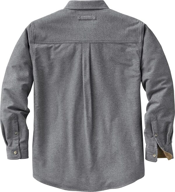 Legendary Whitetails Men's Buck Camp Flannel, Long Sleeve Plaid Button Down Casual Shirt, Corduroy Cuffs - Image 2
